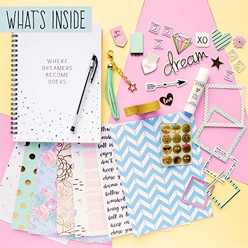 STMT DIY Journaling Set - Personalized Diary For Tweens &amp; Teens - Personalize and Decorate Your ...