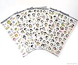 You & Me Love Story Sticker 6sheets Decorative Scrapbooking Craft Sticker Diary Album Sticker Adhesive