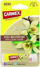 Carmex Vanilla Lime Pomegranate Lip Balm 3-Piece Stick Pack view 2