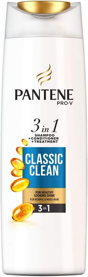 Pantene Shampoo 225ml 3 in 1 Classic Clean - Brand Pantene