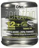ONE Zero Condoms 12 Retail Box