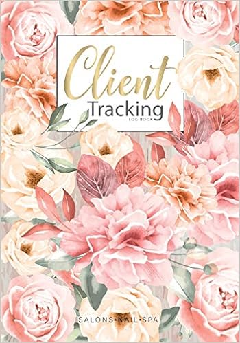 Client Tracking Log Book Salons Nail Spa For Salons Nail