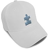 Speedy Pros Baseball Caps for Men & Women Embroidered Autism Puzzle Embroidery Ladies & Men Baseball Hats Acrylic