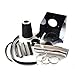 MILLION PARTS 4'' Cold Air Tube with Filters with Heat Shield Compatible with 1994 1995 1996 1997 1998 1999 2000 2001 2002 Ram 2500 1994-2001 Ram 1500 5.2L 5.9L V8, Black
