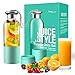 I-MU Portable Mixer, Electric Juicer, Fast Juicer, Portable Squeezer, Blenders, 380ML Cup, 3000mAh Li-ion battery with USB Charger (2Pcs Share the cup)