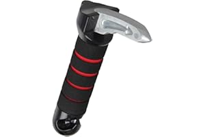 4in1 Car Assist Handle, Portable Vehicle Support Handle, Auto Cane Grab Bar with Seatbelt Cutter, Window Breaker, LED Flashli