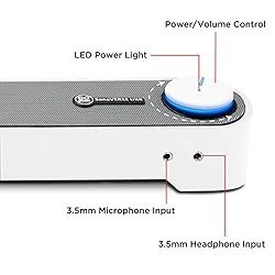 GOgroove Computer Speaker Mini Soundbar - USB