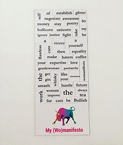 Magnetic Bullish (Wo) manifesto Kit: Feminist-ify Your Refrigerator