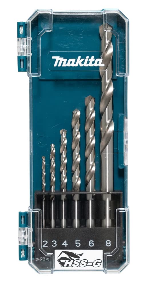 Makita D-75742 6 Piece Metal Drill Bit Set