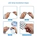 LED Strip Lights 32.8ft 5050 DIY Color Changing RGB LED Strip Light with Remote Control & Power Supply, Easy Installation Led Tape Light for Bedroom, Home, TV, Kitchen, Party, Lighting Room Decoration