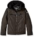 Urban Republic Boys' Big Ballistic Jacket Melange Sleeve, Olive 14/16