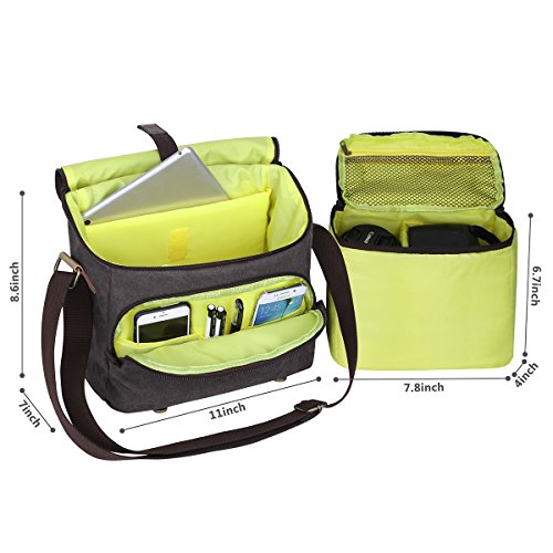 S-ZONE-Vintage-Waterproof-Canvas-Leather-Trim-DSLR-SLR-Shockproof-Camera-Shoulder-Messenger-Bag-11L7W86H-Dark-Gray