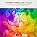 Projector, ABOX A6 Portable Home Theater 1080p Video Projector, Up to 200″ Image Display, Built-in HiFi Sound, 50,000 Hour Lamp Life, Supports HDMI, USB, SD Card, VGA, AVthumb 1