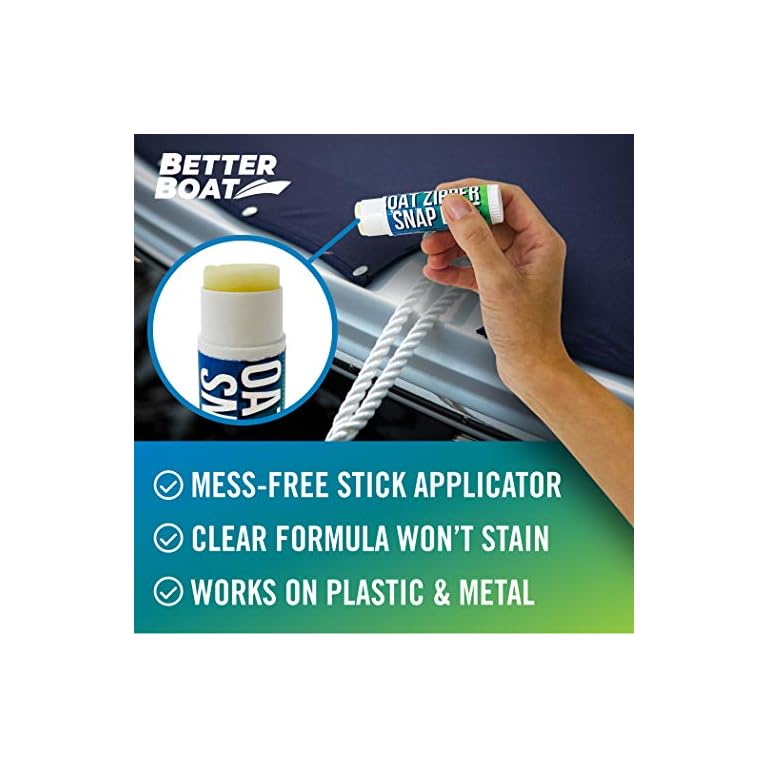 Zipper Wax & Zip Lube Marine Grade Zipper Lubricant Stick Zipper