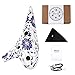 Miric Legend of Zelda Ocarina 12 Hole, Chinese Ceramic Alto C Blue Lotus Flower Pattern Glaze Surface Professional Level Ocarina With Protective Bag + Songbook
