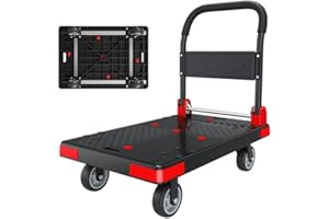LIBEROLL Folding Platform cart Dolly cart Push Cart Dolly Moving Platform (1600 LBS(36X24 INCH))