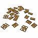 20PCS 108MM Mini Tiny Brass Hinge with Nails Jewelry Chest Gift Wine Music Box Dollhouse