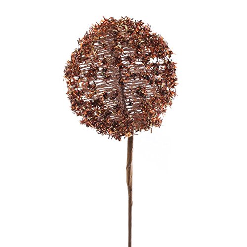 Factory Direct Craft Set of 3 Sparkling Gold and Copper Ball Picks for Decorating, Crafting and Creating