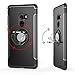 Mi Mix 2 Case, [with 360 ° Kickstand] Rotating Ring Case [Dual Shockproof] Protective Cover [Support Magnetic Car Mount] Compatible with Xiaomi Mi Mix 2 (Black, MI Mix 2)
