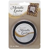 DecoArt, Silver ML03C-28 Metallic Lustre Wax, 1-Ounce, Spark, 1 oz