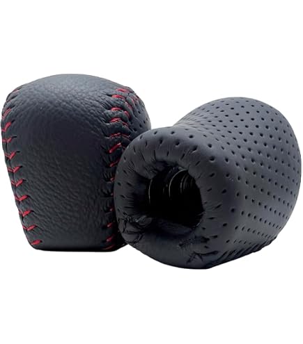 Amazon.com: MOMO ALBK1 Anatomic Long Black Leather Shift Knob