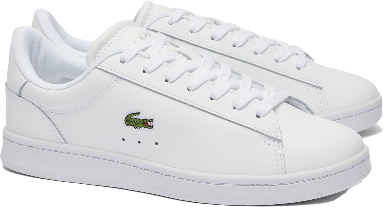 Lacoste Womens Carnaby Set Sneaker, WHT/WHT, 5.5