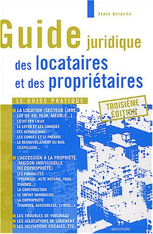 Guide juridique des locataires et des propriétaires