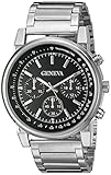 Geneva Men's FMDJM509A Analog Display Japanese Quartz Silver Watch