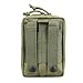 AMYIPO MOLLE Pouch Multi-Purpose Compact Tactical Waist Bags Small Utility Pouch 2 PCS Small Pouch (Green - 2 PCS)