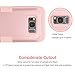 BENTOBEN Galaxy S8 Plus Case, Samsung Galaxy S8+ Case, Shockproof Anti-Scratch Heavy Duty Rugged 3 in 1 Hybrid PC Soft Silicone Protective Cute Case for Samsung Galaxy S8 Plus (6.2 Inch), Rose Gold