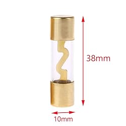 ESUPPORT 5 X 10A AGU Fuse 10X38mm Car Audio Power