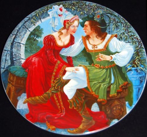 The Canterbury Tales Collection "THE WIFE OF BATH'S TALE" Collectibel Plate 8 1/2"