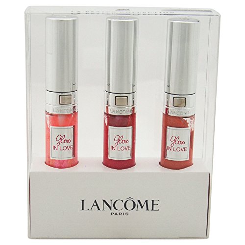 Lancome Women's La Petite Collection, 3 In Love Lip Gloss Set, 0.4 Ounce