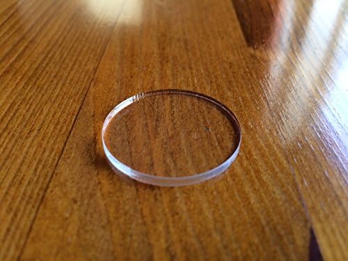 [WOOTTON INDUSTRIES LIMITED] [1x] 90mm x 2mm Clear Plastic Round Discs Circles Perspex Cast Acrylic []