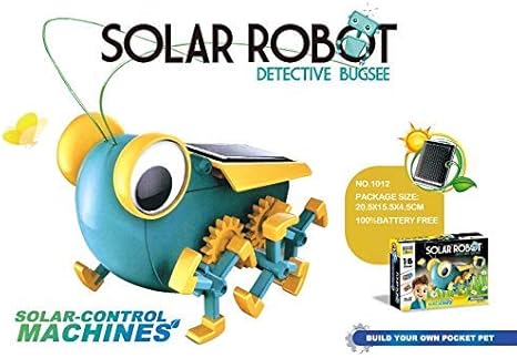 HaappyBox Solar DIY Robotic Bug Toy, Ideal for Robotics Beginner, Educational Gift for Kids