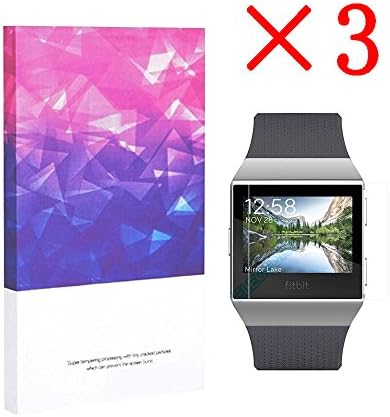 Fitbit Ionic Screen Protector Haldissim Full Coverage Screen Protector for Fitbit lonic(3 Pack)