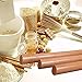 Wooden Rolling Pin for Baking Pizza making, Professional Dough Roller Rolling Pins Wood, 15-3/4-Inch by 1-1/4 Inch, Beech Wood for Baking Pizza, Clay, pasta, Cookies, Roller Pins Baking (Wooden)
