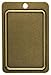 Amerock | Cabinet Hinge | 2-11/16 inch (68 mm) Length Hinge | Antique Brass | 2 Pack | Non Self-Closing Hinge | Butt Hinge | Cabinet Door Hinge