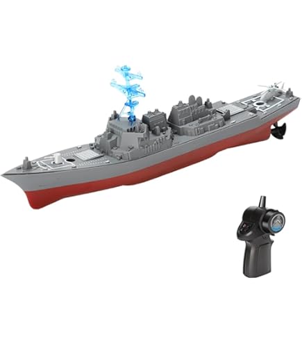 Amazon.com: RC Ht Radio Control Rc Battle Warship Boat
