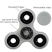 UNI-Novelty Tri-Spinner Fidget Toy Hybrid Ceramic Bearing Stress Reducer for ADD, ADHD, Anxiety, and Autism Adult Children (Luminous Gray)
