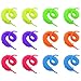 Neworkg 12pcs Magic Worm Toys Wiggly Twisty Fuzzy Carnival Party Favors(Random Color)