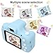 ArtJ4U Kids Digital Video Camera for Girls 3-10 Years Old,5 MP Rechargeable Camera Shockproof 1080P HD Cameras Camcorder for Girls Kids Toddler Indoor Outdoor Travel(32GB Memory Card Included) (Blue)