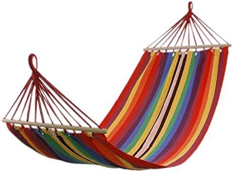 75" x 31" Canvas Fabric Double Spreader Bar Outdoor Camping Travel Hammock