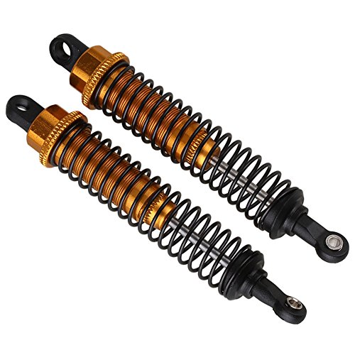 2pcs RC1:16 Off Road Car Largefoot Car Shock Absorber 86mm 286004 Yellow Aluminum Alloy