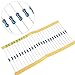 EAONE 850 Pieces 30 Values 1% Resistor Kit, 0 Ohm-1M Ohm 1/4W Metal Film Resistors Assortment for DIY and Experiments