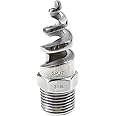 beduan 3/4" Male Spiral Cone Atomization Nozzle Stainless Steel(316) Dust Remove Atomized Sprayer for Gas Cooling, Washing, Fire Proof