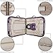 EarthLite Premium Portable Massage Table Package Spirit - Spa-Level Comfort, Deluxe Cushioning incl. Flex-Rest Face Cradle & Strata Face Pillow, Carry Case (30/32” x 73”) - Made in USA, Amethyst