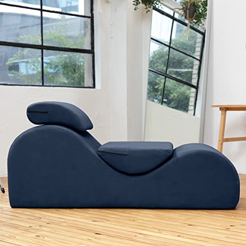 Avana Luvu Lounger Chaise Lounge Chair for Yoga, Exercise