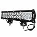 LED Light Bar 12 Inch SAFEGO 72W 7200LM Spot Flood Combo Beam Cree Light Bar Waterproof Super Bright Driving Fog Offroad Lights for Pickup Truck Jeep ATV UTV SUV Boat Tractor, 2 Years Warranty