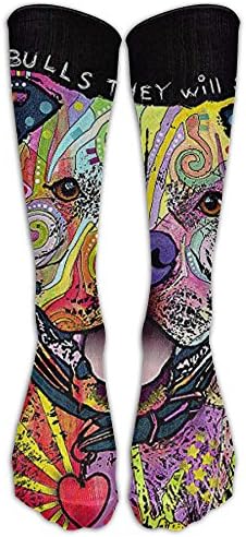 New Pit Bulls Knee High Graduated Compression Socks For Women And Men Travel &amp; Flight Socks Running &amp; Fitness